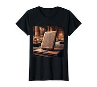 Tavoletta cuneiforme Che scrive la mesopotamia sumera accadica Maglietta con Stampa Grafica Economica, Donna, Nero, S
