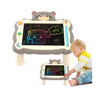 Tavoletta da disegno per bambini, tablet per scrittura LCD - Scheda da disegno magnetica educativa con supporto, forniture artistiche portatili, tablet da scrittura riutilizzabile per la scrittura a