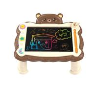 Tavoletta da disegno per tablet da disegno LCD, pad per schizzo cancellabile educativo con stand, strumento di apprendimento riutilizzabile, forniture d'arte per la casa, la scuola, i viaggi