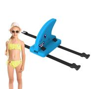 Tavoletta da nuoto per bambini, 60 x 25 x 2 cm, grande giocattolo a pinna di squalo, in EVA ispessita con cinture regolabili, per lo sport e la piscina