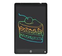 Tavoletta da scrittura LCD da 12 pollici con schermo a colori con stilo per disegnare scrivere prendere appunti lasciare messaggi per bambini ragazzi ragazze e adulti nero