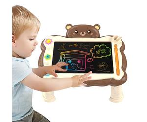Tavoletta da scrittura LCD, da disegno per bambini, lavagna riutilizzabile con supporto per l'apprendimento e l'arte a casa, scuola e viaggi