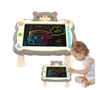 Tavoletta da scrittura LCD - Tavola da disegno per bambini, riutilizzabile con supporto per l'apprendimento e l'arte a casa, scuola e viaggi