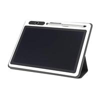 Tavoletta da scrittura LCD, tavolette grafiche da tavolo da disegno elettronico da 10 pollici, regalo per la scrittura a mano per l'ufficio scolastico domestico dei bambini(Custodia Cover nera)