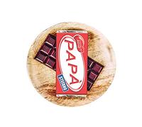 Tavoletta di Cioccolata Personalizzata Idea Regalo Festa del Papà 2023 Babbo Amore Compleanno Onomastico Natale Occasioni Speciali Cioccolato Al Latte o Fondente da 100gr. Made in Italy (Al Latte)