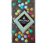 Tavoletta di Cioccolato al Latte arricchita da Smarties - 90 gr - Dolci Aveja