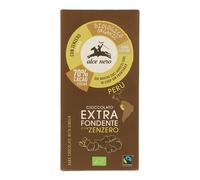 Alce Nero TAVOLETTA DI CIOCCOLATO FONDENTE BIO CON ZENZERO DELL'ECUADOR FAIRTRADE 50 G