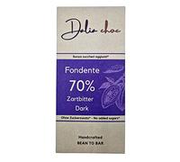 Tavoletta di cioccolato PREMIUM 70 gr | Senza Aggiunta di Zuccheri - dolcificato con Eritritolo | Prodotto in ITALIA | BEAN TO BAR (Fondente)