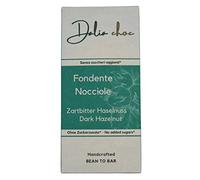 Tavoletta di cioccolato PREMIUM 70 gr | Senza Aggiunta di Zuccheri - dolcificato con Eritritolo | Prodotto in ITALIA | BEAN TO BAR (Fondente - Nocciole)