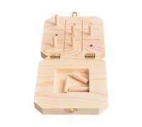 Tavoletta di Pioli in Legno per Esercizi di Destrezza Manuale - Tavola Scanalata in Legno per Riabilitazione - Esercitazione Manuale per Recupero Occupazionale e Miglioramento delle Abilità Motorie