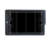 Tavoletta di scrittura LCD Tattiche di Calcio Blocco Note LCD Appunti per allenatori di Calcio Tabella di strategia digitale Strumento di pianificazione del gioco elettronico