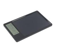 Tavoletta Elettronica LCD Calendario Elettronico Efficiente per Uso Ufficio, Calendario Elettronico Portatile con Blocco Note per Impiegati, ABS//10,24 X 6,3 X 0,39 Pollici (BLACK)