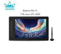 Tavoletta grafica HUION Kamvas Pro 13 schermo 2.5K Display da 13.3 pollici Monitor per Tablet con penna da disegno 145% sRGB con supporto regolabile,Stilo senza batteria, Dispositivo Android ChromeOS