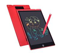 Tavoletta Grafica LCD Scrittura 12 Pollici, Elettronica Tavoletta Grafica Lavagna Portatile da Disegno con Penna per Bambini Progettista Studenti Famiglia Ufficio (blu) (Rosso)