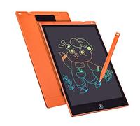 Tavoletta Grafica LCD Scrittura 12 Pollici, Elettronica Tavoletta Grafica Lavagna Portatile da Disegno con Penna per Bambini Progettista Studenti Famiglia Ufficio (blu) (arancia)