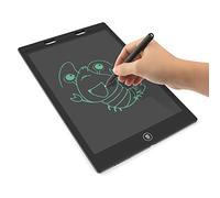 Tavoletta Grafica LCD Scrittura 12 Pollici, PTN Elettronica Tavoletta Grafica Con un Tasto di Cancellazione, Adatto a Bambini e Adulti in Casa, Scuola, Ufficio, Blocco Note （Nero）