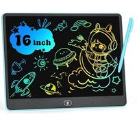 Tavoletta Grafica LCD Scrittura 16 Pollici, Tavoletta Grafica Bambini Elettronica Digitale da Disegno con Penna Giochi Giocattolo 3 4 5 6 7 8 9 Anni Regali di Natale di Compleanno per Ragazzi Ragazze