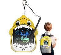 Tavoletta grafica squalo, blocco scarabocchi squalo | Tavoletta LCD cancellabile con doodle - Tavoletta da scrittura educativa Tavoletta da disegno per bambini Tavola da disegno Doodle Board per bambi