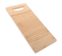 Tavoletta Lavatoio Antiscivolo in Bambù per Lavaggio a Mano, 40x18x1,8 CM | Design Ergonomico, Appoggiabile e Portatile, Adatta per Sciarpe e Capi, Uso Domestico Quotidiano