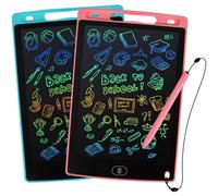 Tavoletta LCD Bambini 2 pezzi, colorata, portatile, regalo, lavagna