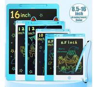 Tavoletta LCD da 8,5/10/12/16 pollici, lavagna da disegno, lavagna per scarabocchi per bambini, blocchi per scrittura a mano, lavagna magica, lavagna per graffiti a colori, tavoletta da disegno per ba