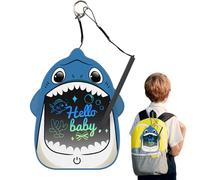 Tavoletta LCD Per Scrittura Shark - Elettronica 17x13 Cm 50 G, Lavagna Per Doodle Cancellabile Per Bambini, Blocco Per Schizzi Per Disegno Digitale | Casa Scuola Viaggio Auto Aereo Aula Asilo Regalo R