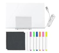 Tavoletta LED per Disegni,Tavoletta Doodle Luminosa con 7 Penne a Asciugatura Rapida per Bambini | Luminosa per Scrivere per Casa Asilo Viaggi Interno