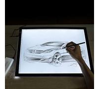 Tavoletta luminosa A3 Disegno LED Copia Board Ultra Sottile Stepless Luminosità, Controllo Tocco con Funzione Memoria Per Calligrafia Serigrafia Schizzo Animazione Stencil, Cavo USB(47*34.5*0.5CM)
