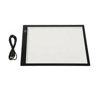 Tavoletta Luminosa, Light Box LED Light Pad di Disegno, Tavola Luminosa Led, con Luminosità Regolabile, per Animazione, Schizzi, Progettazione, Disegno, 35,5 * 23,5 * 0,4 cm (A4 con scala)