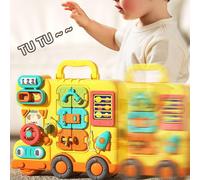 Tavoletta musicale con giocattoli sensoriali, giocattolo didattico per la vita e