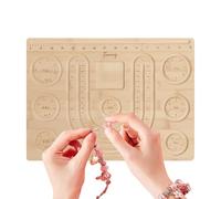 Tavoletta Per Creazione Gioielli | Vassoio Portatile Preciso Liscio per Misura Design Braccialetti,Vassoio per Perle di Braccialetti e Collane - Per Adulti Professionisti Appassionati Principianti Don
