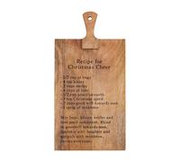 Tavoletta per ricette natalizie Mud Pie, 45 x 23 cm, marrone