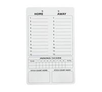 Tavoletta portablocco per allenatori, lavagna bianca per allenamento di baseball, lavagna per allenamento softball per adulti, 35,5 x 22,9 cm, con palla da baseball su entrambi i lati