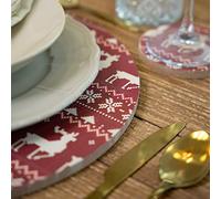 Tavoletta Sottopiatto Renna - Forme in Legno realizzate a Mano per Decorare la casa. da Appendere o da appoggio