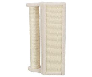 Tavoletta tiragraffi angolare Trixie con colonna - beige
