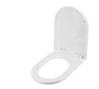 Tavoletta Wc Copriwater for WC, facile da pulire, forma quadrata, chiusura ammortizzata, resistente(Square Shape)