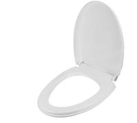 Tavoletta Wc Copriwater for WC, facile da pulire, forma quadrata, chiusura ammortizzata, resistente(V Shape)