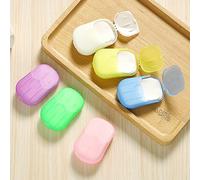 Tavolette di sapone portatili e monouso, lavaggio mani da viaggio, mini saponette per il lavaggio delle mani con profumazione persistente, prodotti essenziali per spiaggia, vacanza, campeggio, pesca, 