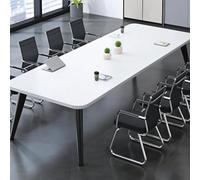 Tavoli da conferenza in legno massello, tavolo rettangolare semplice, tavole ispessite per robustezza e capacità portante, adatti per corsi di formazione e trattative commerciali C 180*100*74cm