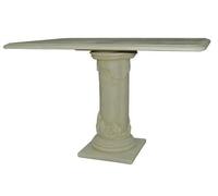 TAVOLI DECOGARDEN RETTANGOLARE IN GRANULATO DI PIETRA CM.118X80XH78 ARREDO GIARD