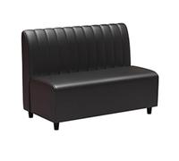 Tavoli e sedie per caffetteria/bar lounge, bar combinato, cucina occidentale, barbecue, divano per negozio di tè al latte, cabina da pranzo casual retrò 1.2M B (black)