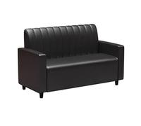 Tavoli e sedie per caffetteria/bar lounge, bar combinato, cucina occidentale, barbecue, divano per negozio di tè al latte, cabina da pranzo casual retrò 1.2M A (black)