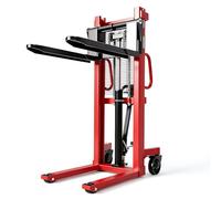 Tavoli elevatori Impilatore idraulico manuale da 2000 kg con ruote girevoli a forca 100 cm for magazzino