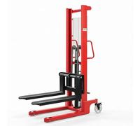 Tavoli elevatori Impilatore manuale 1T forca 115 cm con canale a C in acciaio freno for magazzino di stoccaggio