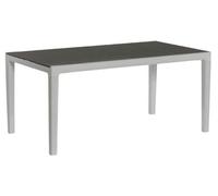 TAVOLO RETTANGOLARE KETER HARMONY ANTRACITE RESINA EFFETTO LEGNO 160x90xH74