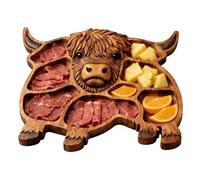 Tavoli per salsicce e formaggi - Vassoio in legno a forma di | Vassoio per cibo, per la casa, cucina, tavolo da pranzo, banchetto, riunione di famiglia, vacanze, frutta, carne, formaggio, G