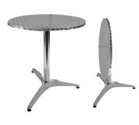 TAVOLI TAVOLO BAR ALU ROUND RECLINABILE CM.Ø60xH70 ARREDO BAR CASA GIARDINO