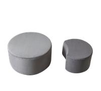 Tavolini CaffÃ¨ 2 Pezzi Set Rondi Imbottiti con Schiuma Moderni e Comodi Perfetti Come Tavolotta o Ottoman Pronti allâUso