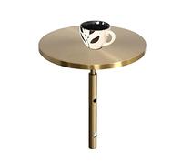 Tavolini da caffè da parete, da usare sopra il letto, altezza 45 cm, per letto o divano, scrivania per laptop, piccoli tavoli rotondi da parete, per sala da pranzo, bar e tempo libero.
