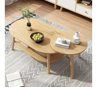 Tavolini da caffè retrattili, tavolini rotondi da soggiorno con ripiano aperto, for camera da letto, ufficio, monolocale